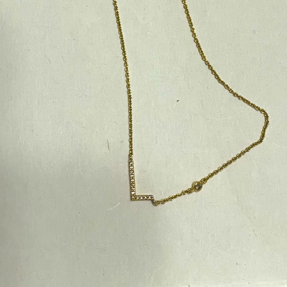 Anthropologie “L” Necklace!